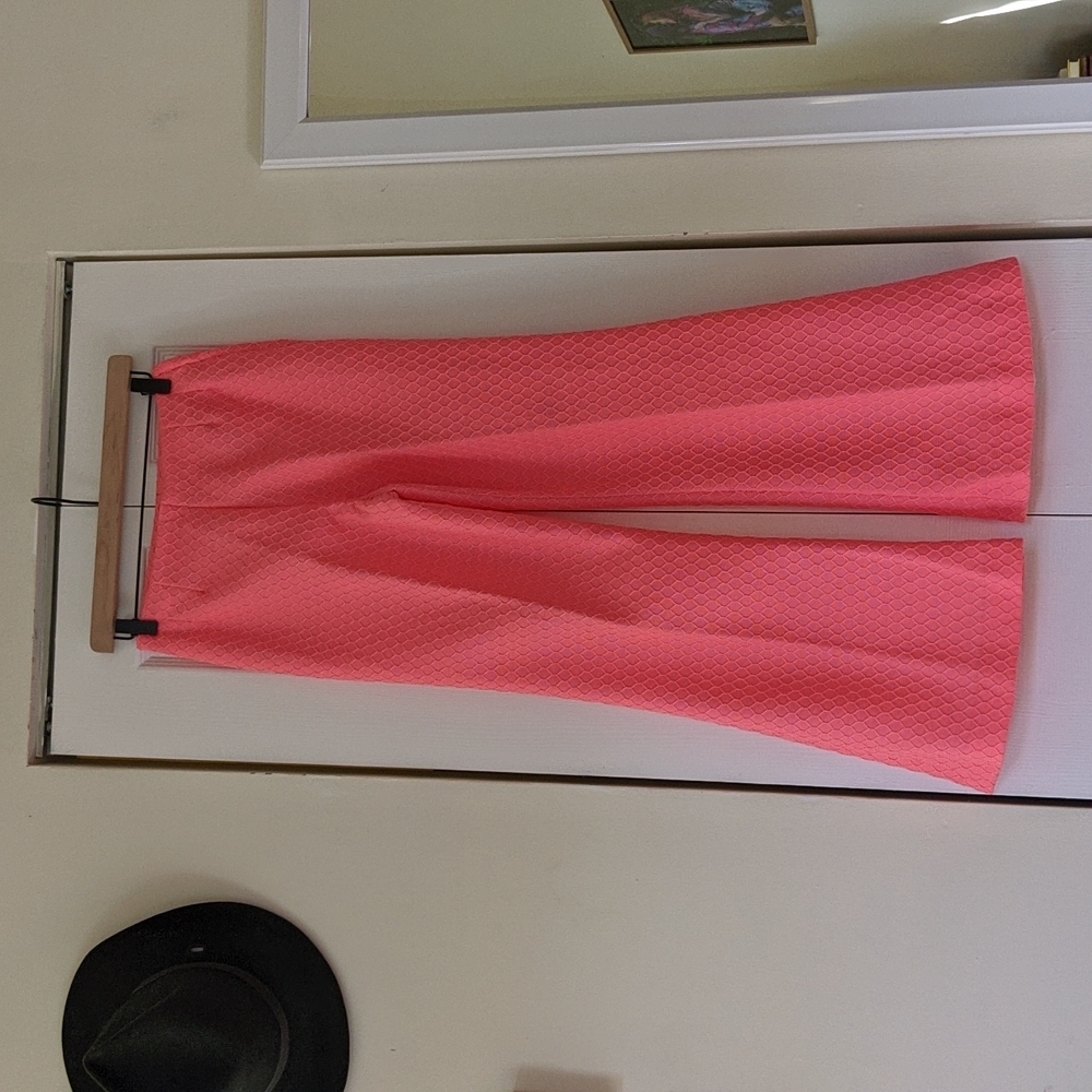 Vintage handmade hot pink bell bottoms